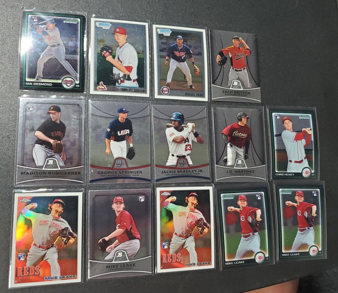 14 MLB rookie cards Leake x5, Springer, Bumgarner, more (1 of 1)