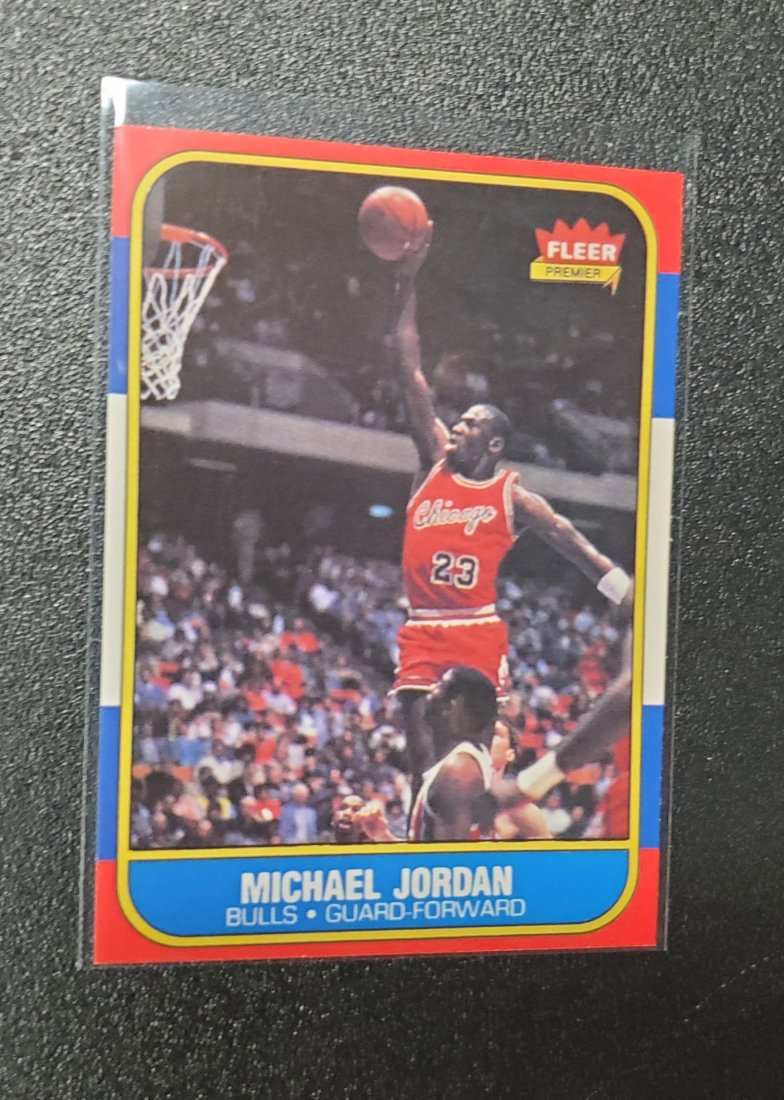 1986 Fleer Premier Michael Jordan Bulls Rookie RP (1 of 1)