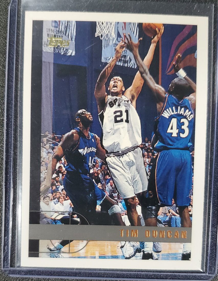 TIM DUNCAN 1997-98 TOPPS ROOKIE #115 (1 of 1)