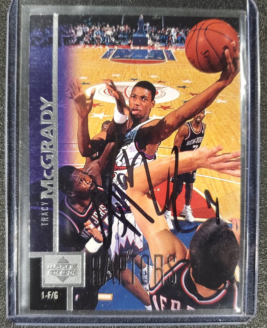 1998 Upper Deck Tracy McGrady RC Autograph #300 (1 of 1)