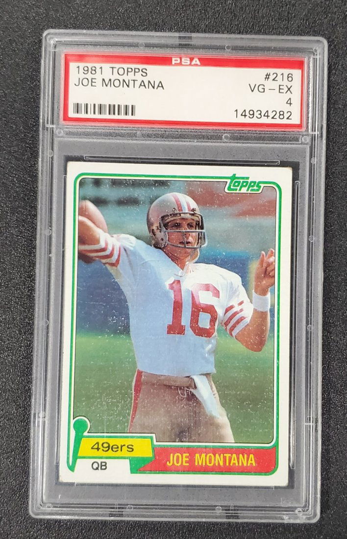 1981 Joe Montana Rookie Card PSA 4 (1 of 1)