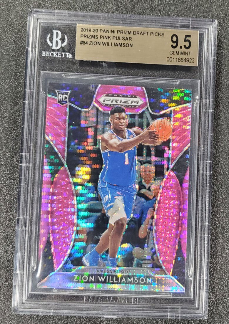 2019-20 Pink Pulsar Prizm DP Zion Williamson RC BGS 9.5 (1 of 1)
