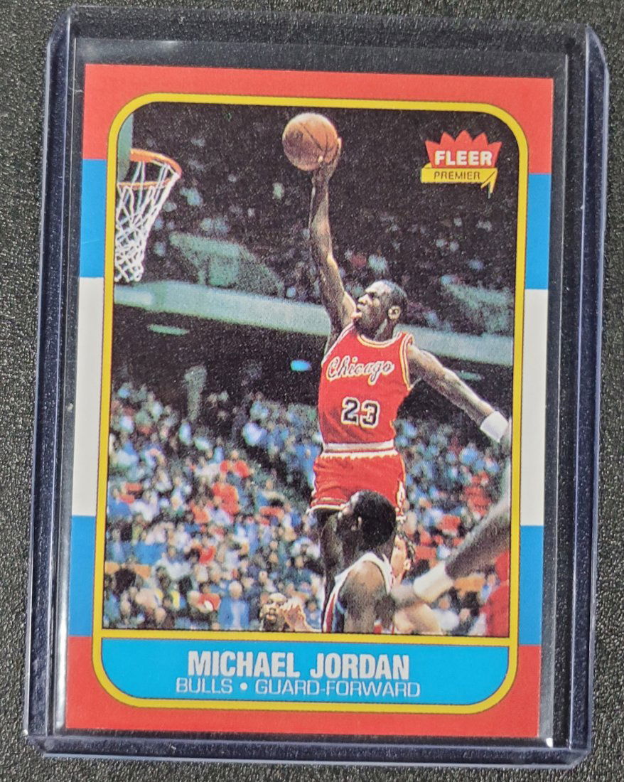 Michael Jordan 1986 Fleer Basketball Rookie Card RP (1 of 1)
