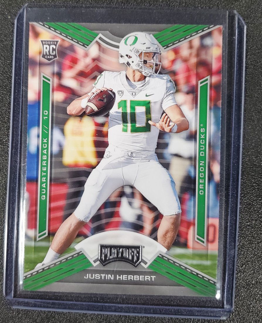 2020 Panini Chronicles - Justin Herbert Playoff Rookie (1 of 1)