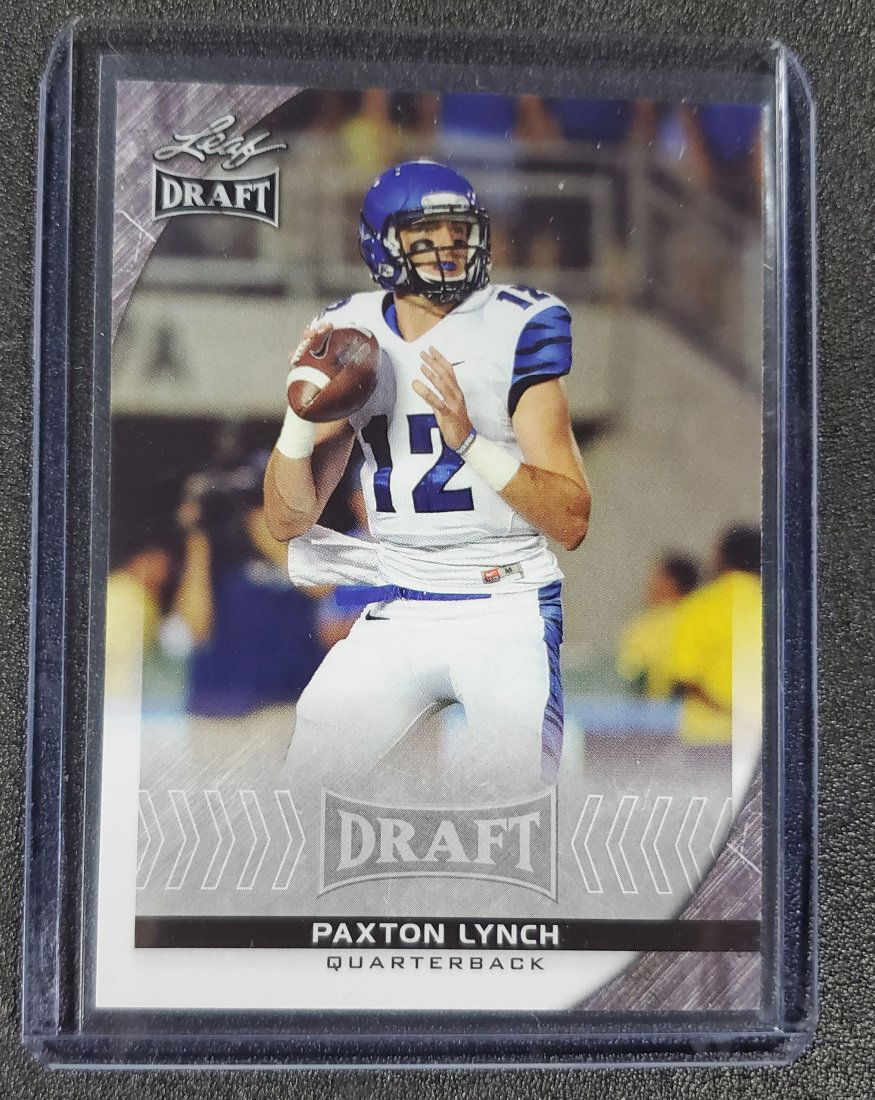 PAXTON LYNCH Memphis Tigers 2016 Leaf DRAFT Football RC (1 of 1)