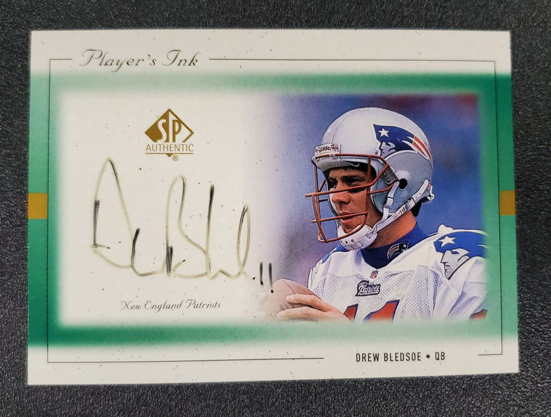 1999 SP Authentic Drew Bledsoe Players Ink Autographed (1 of 1)