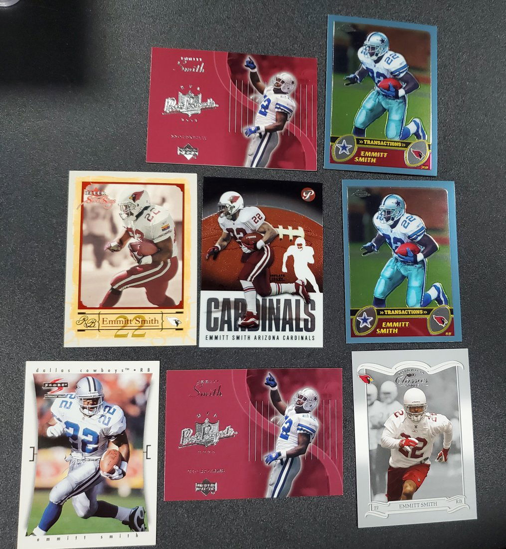8 Emmitt Smith Cards see photos (1 of 1)