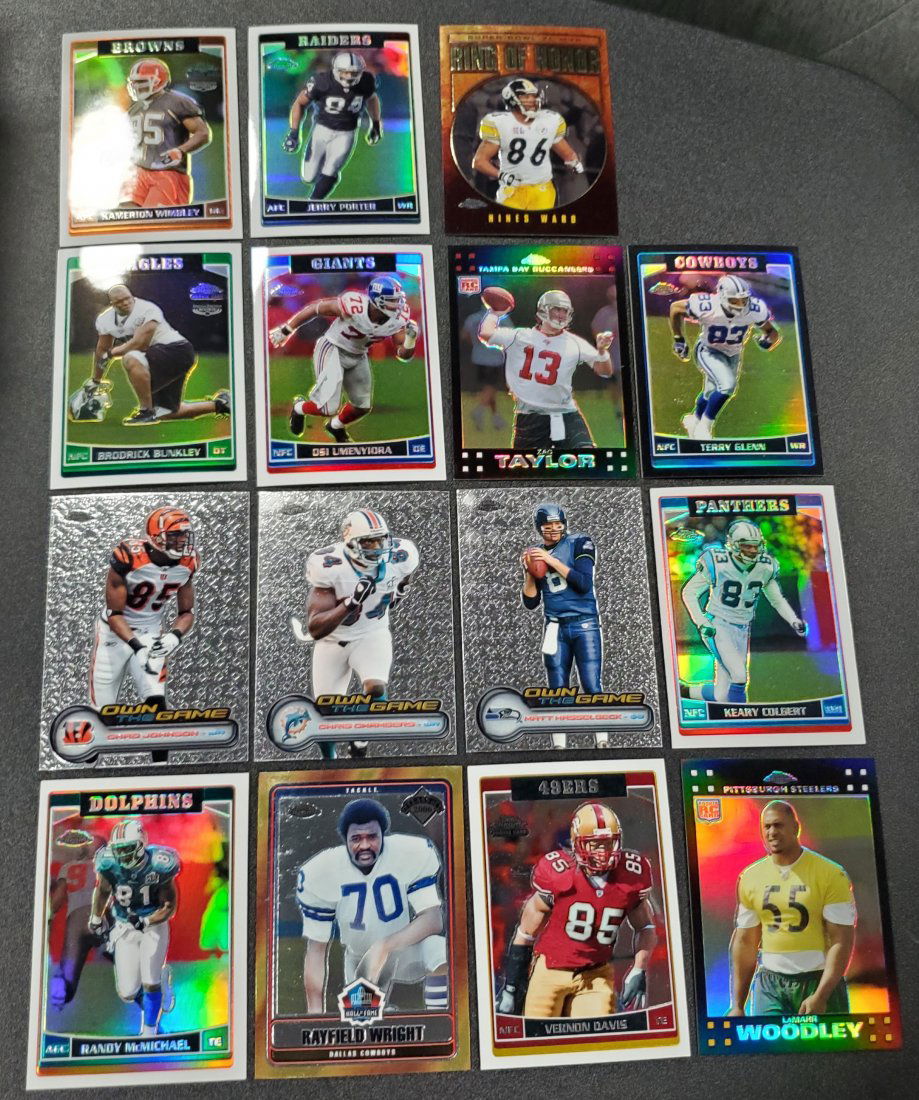 15 Topps Chrome Star/RC Refractor Xfractor cards (1 of 1)