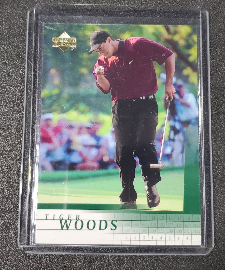Tiger Woods 2001 Upper Deck Rookie Card #1 (1 of 1)
