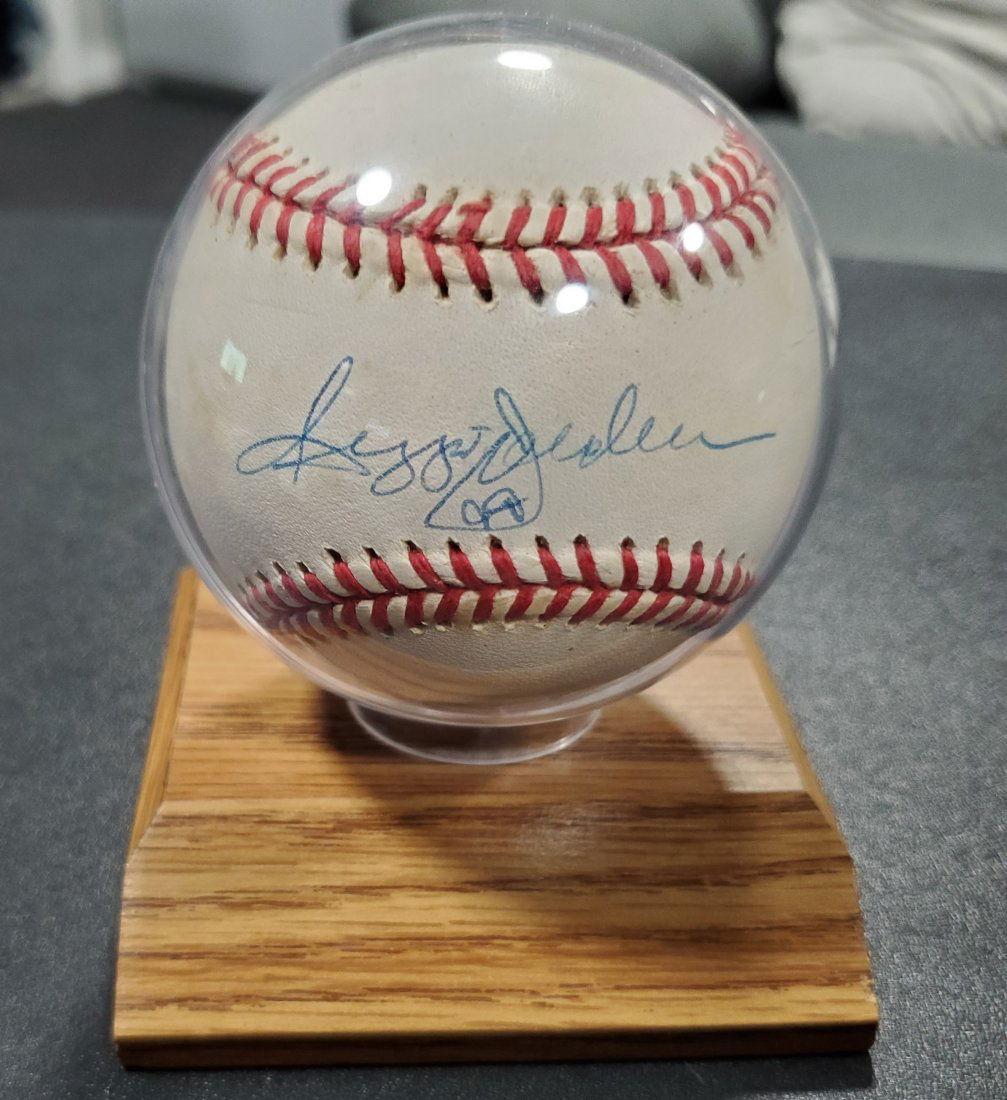 Reggie Jackson Autographed baseball with JSA COA (1 of 1)