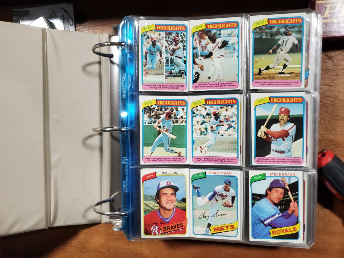 1980 Topps Baseball Complete Set in binder (1 of 3)