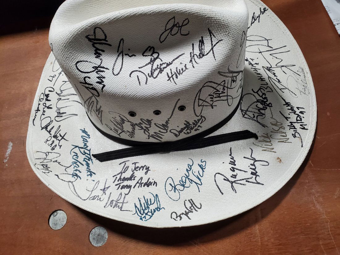 Autographed Cowboy Hat with Trace Adkins,Womack (1 of 10)