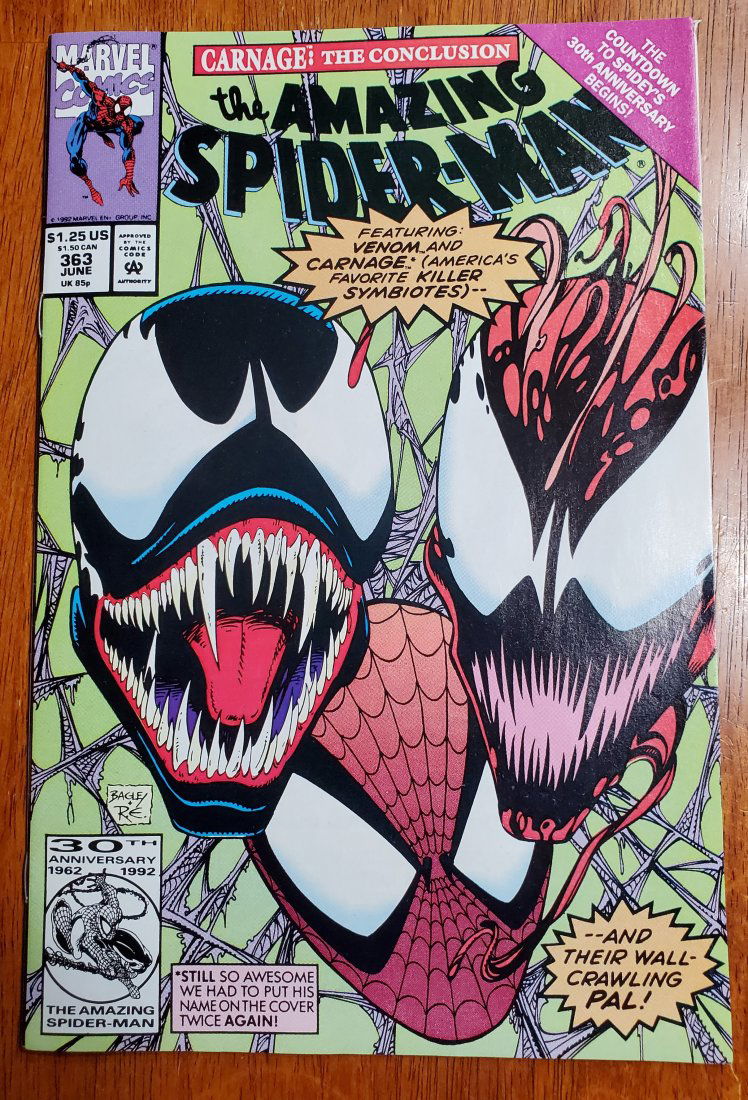 Amazing Spider-Man #363 MARVEL 1992 3rd Carnage (1 of 1)