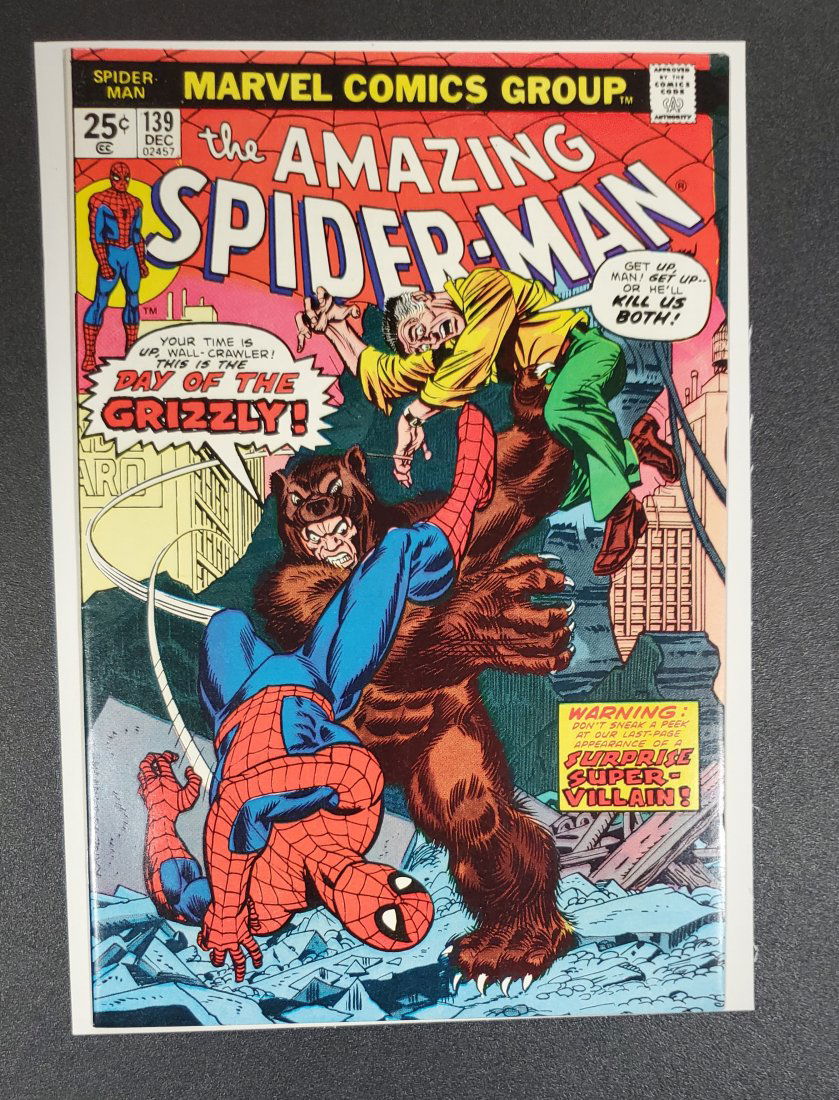 AMAZING SPIDER-MAN # 139 --1ST APP OF GRIZZLY (1 of 1)
