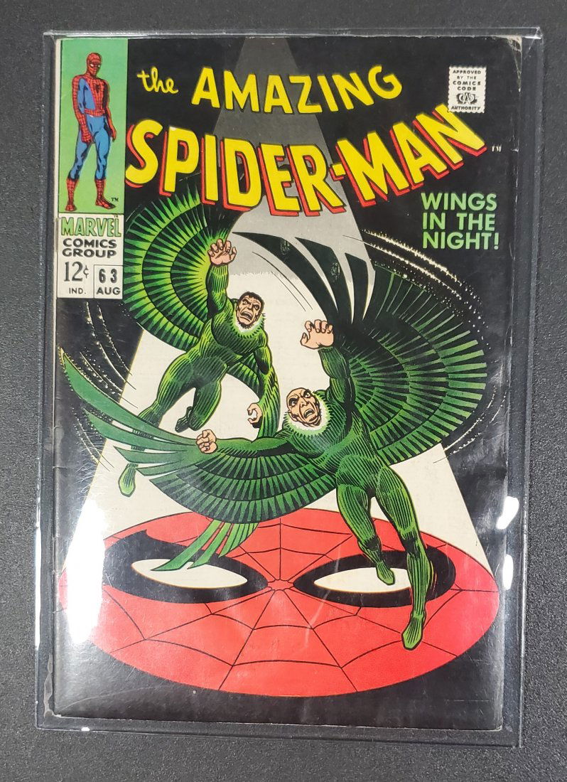 Amazing SPIDER MAN 63 Stan Lee Auto Vulture John Romita (1 of 1)
