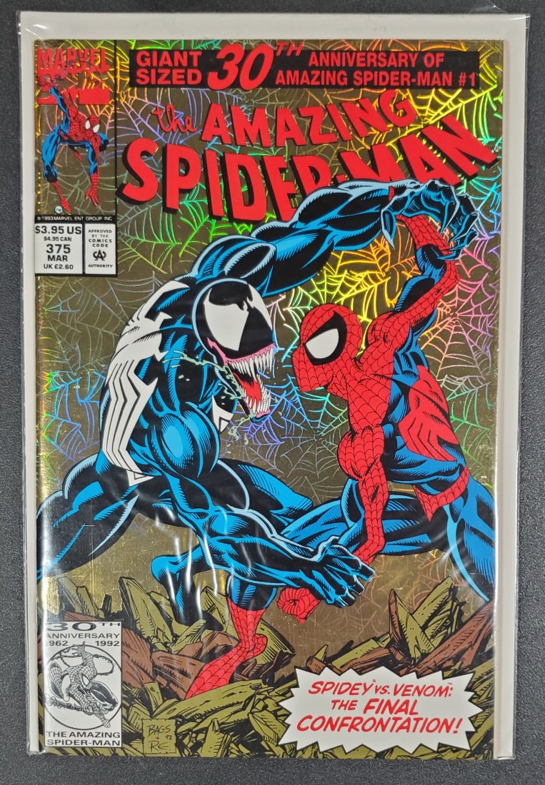 Marvel 1993 Amazing Spider-Man #375 VS Venom 1st Appear: Marvel 1993 Amazing Spider-Man #375 VS Venom 1st Appearance Ann Weying
