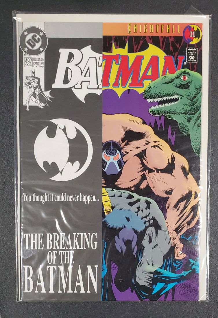 Batman #497 DC Comic Book 1st Print 1993 Bane Cover (1 of 1)