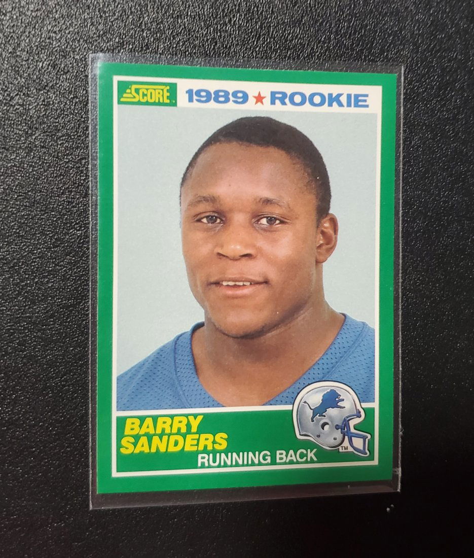 Barry Sanders 1989 Score #257 ROOKIE RC Sharp Corners G (1 of 1)