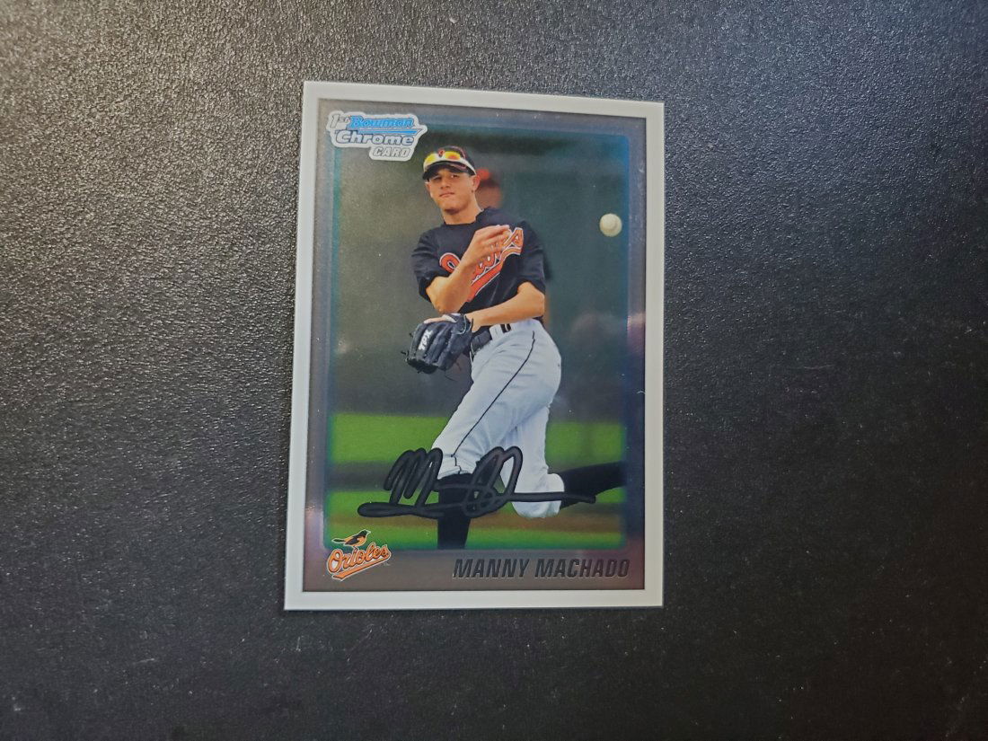 2010 Bowman Chrome Many Machado 1st Bowman (1 of 1)