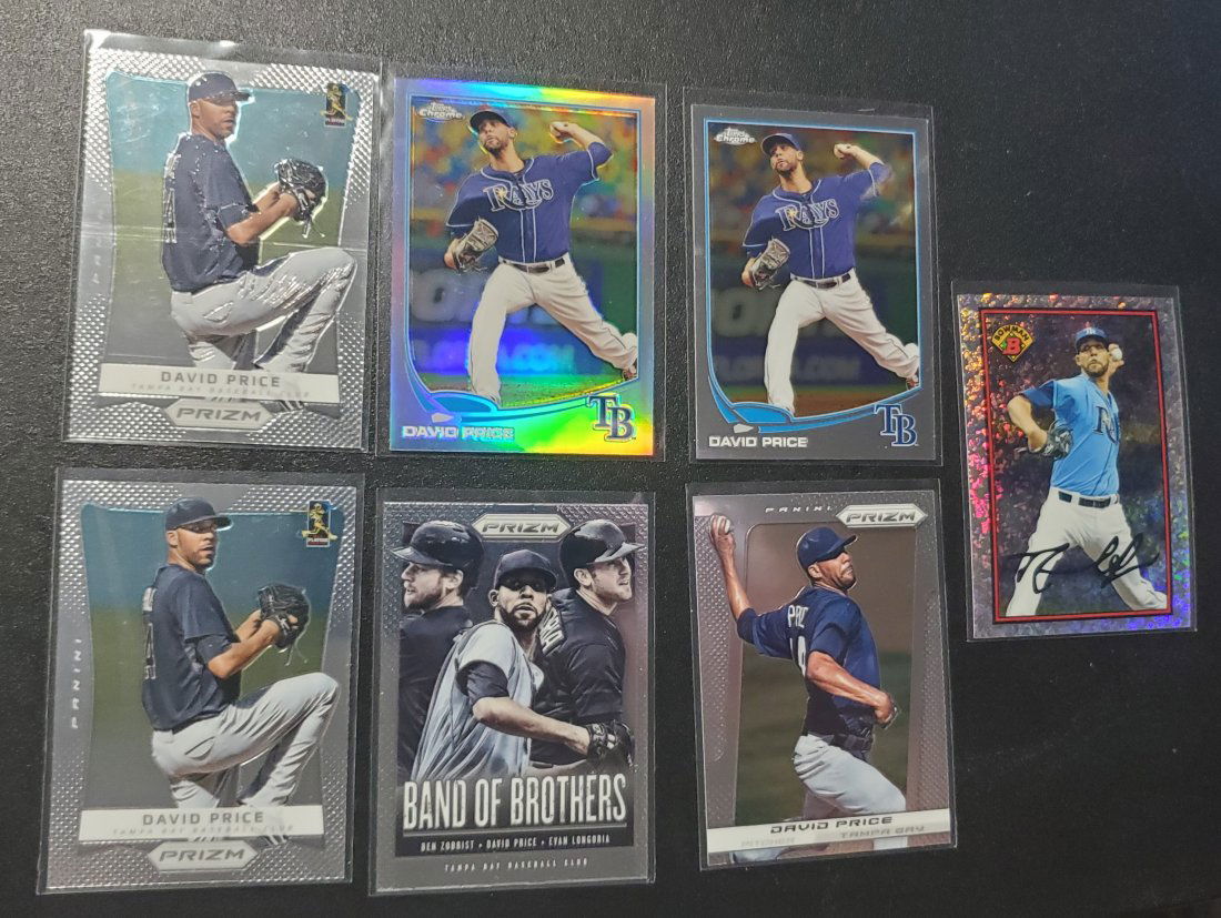 7—David Price (4 Prizm, Topps Chrome Refractor, base To (1 of 1)