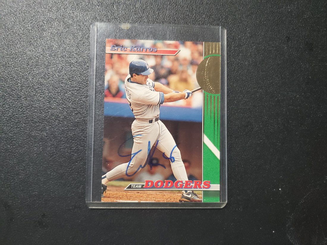 1993 Stadium Club Eric Karros Auto (1 of 1)