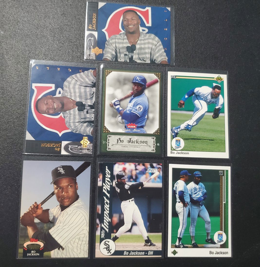 7-Bo Jackson (Upper Deck, Stadium Club, Fleer) (1 of 1)