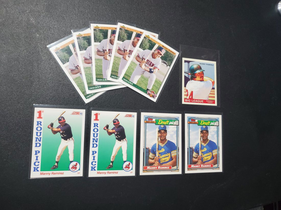 10 Manny Ramirez Topps, Upper Deck, (1 of 1)