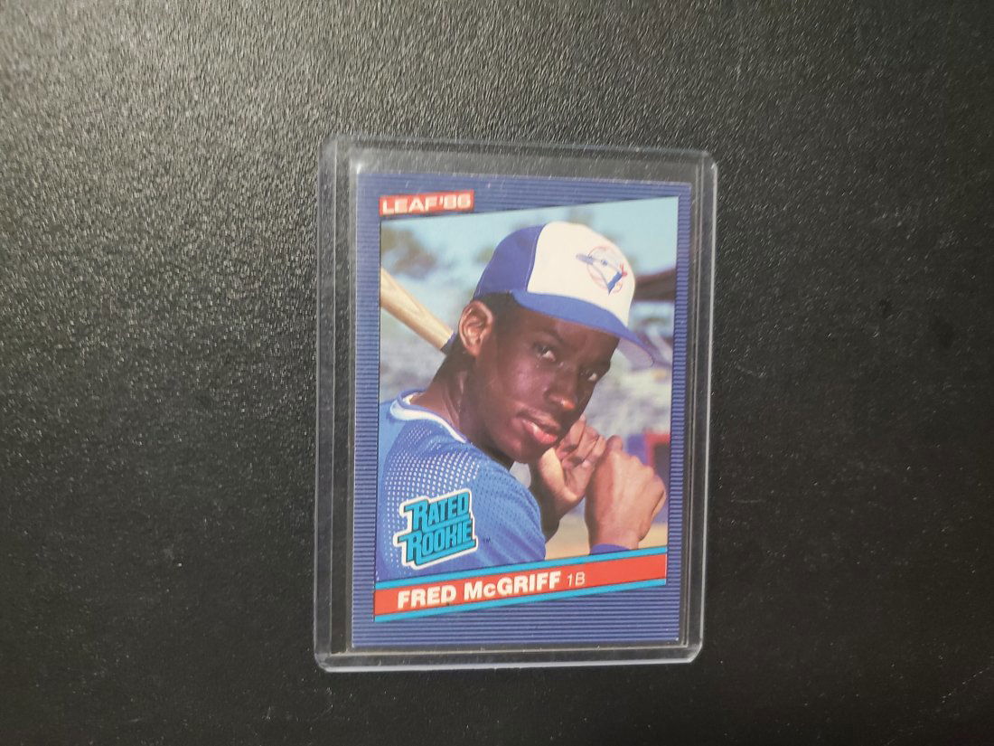1-1986 Leaf Fred McGriff RC (1 of 1)