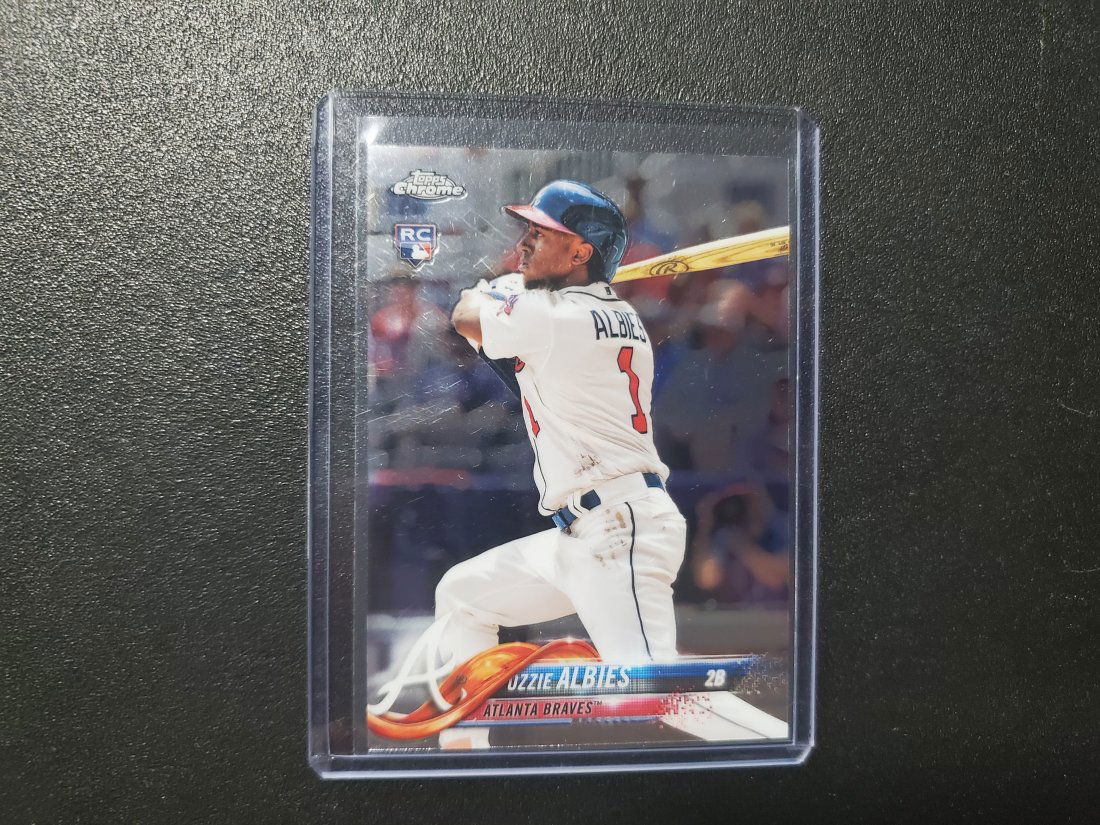 2018 Topps Chrome Ozzie Albies RC (1 of 1)