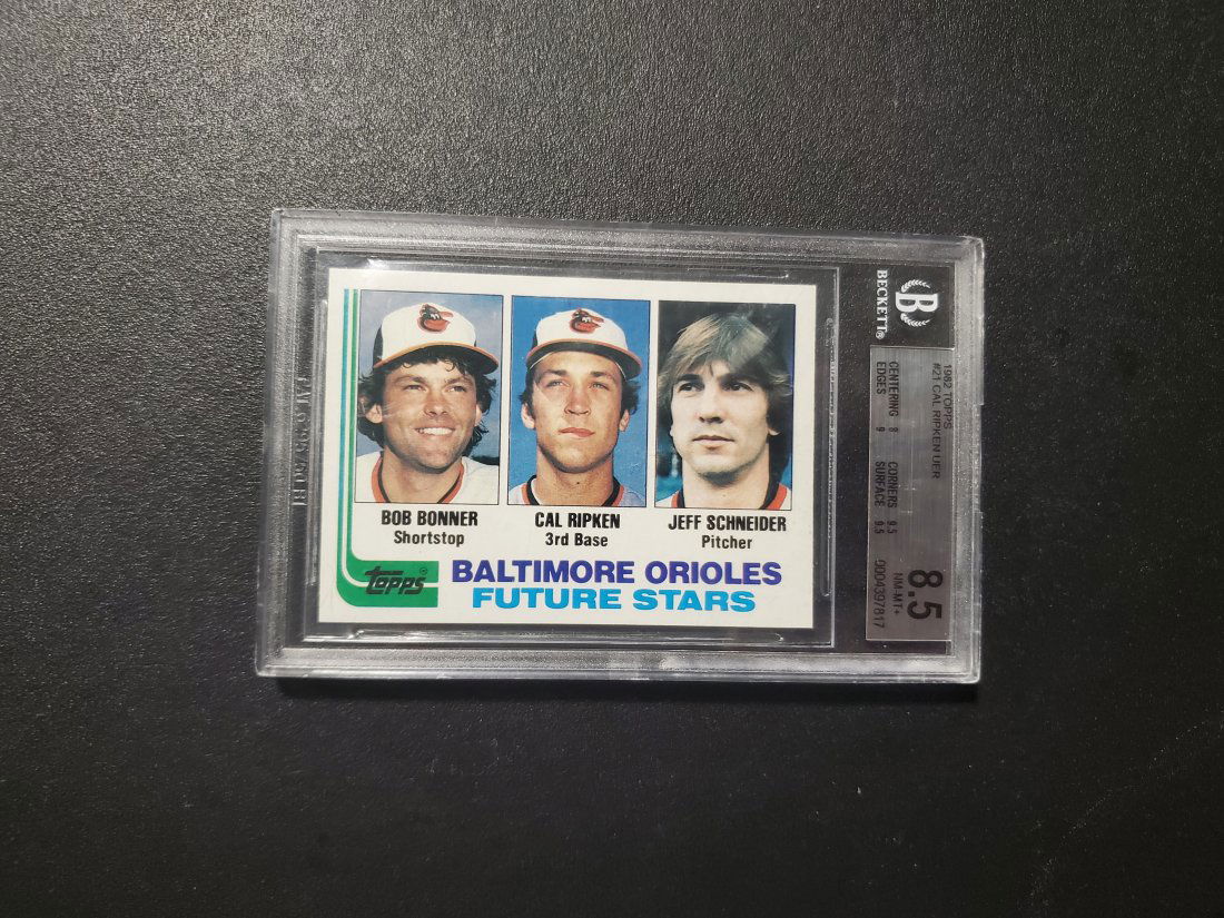 1982 Topps Cal Ripken Jr. RC—8.5 BGS (1 of 2)
