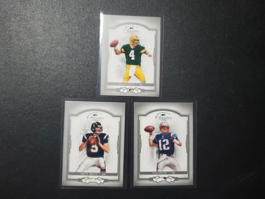 3—2004 Donruss Classics (Favre, Brady, Brees) (1 of 1)