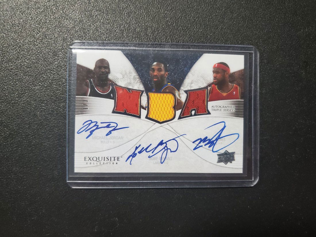1-2008 Upper Deck Exquisite Autograph Lebron James, Kob (1 of 1)