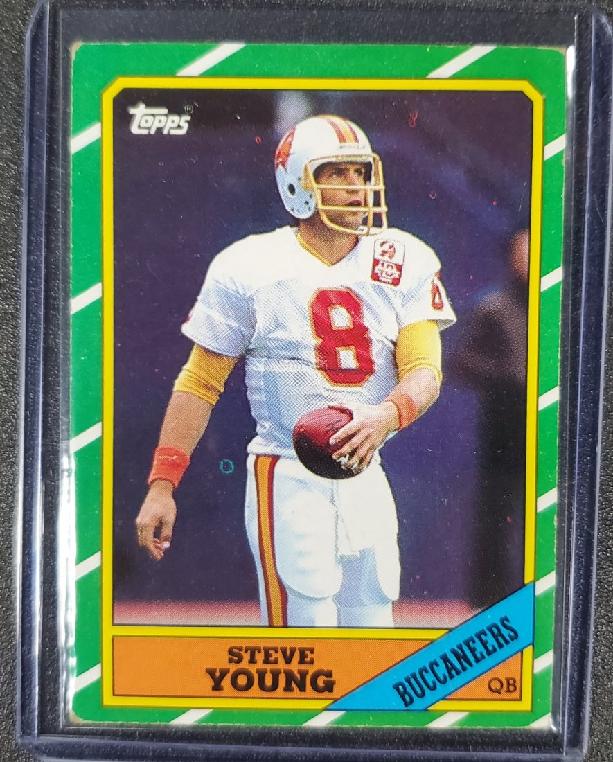 1986 Topps #374 STEVE YOUNG RC Rookie! BUCCANEERS! HOF! (1 of 1)