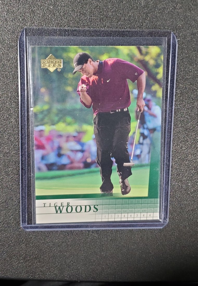2001 Upper Deck Tiger Woods Rookie Card # 1 Near Mint - (1 of 1)