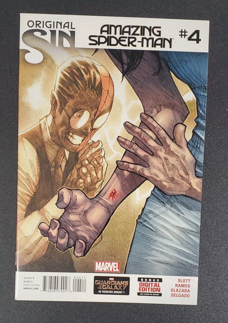 AMAZING SPIDER-MAN 4 ORIGINAL SIN 1ST APPEARANCE SILK S (1 of 1)