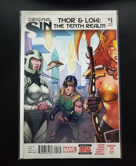 MARVEL COMIC ~ ORIGINAL SIN - THOR & LOKI No. 5.1 SEPTE (1 of 1)