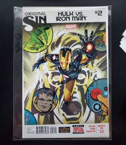 ORIGINAL SIN #3.2 HULK VS IRON MAN (2014) NM MARVEL (1 of 1)