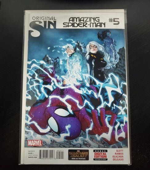 Amazing Spiderman #5 Original Sin 2nd App of Silk Marve (1 of 1)