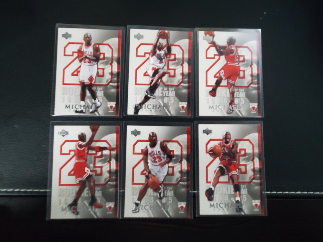 2005 Upper Deck Michael Jordan lot (6 cards)---MJ23 (1 of 1)