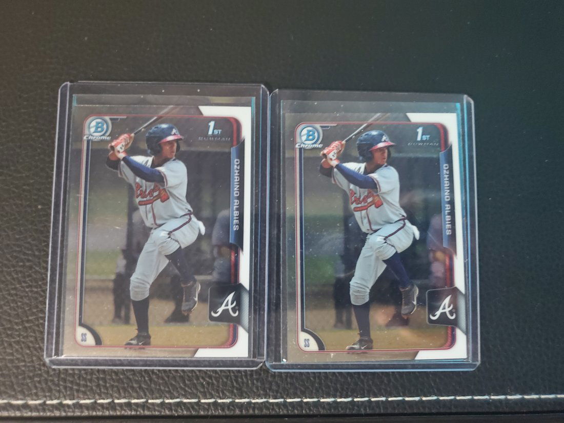 2â€”2015 Bowman Chrome 1 st  Bowman Ozzie Albies RC (1 of 1)