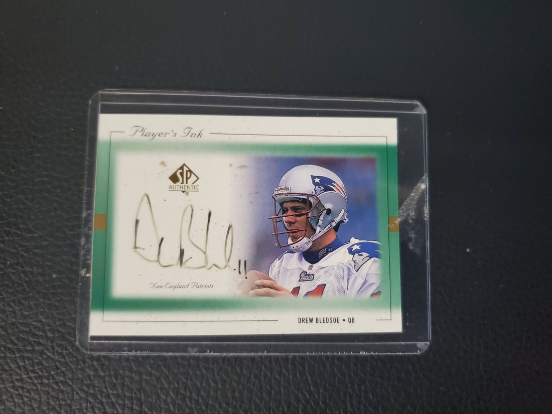 1999 SP Authentic Drew Bledsoe Players Ink Autographed (1 of 1)
