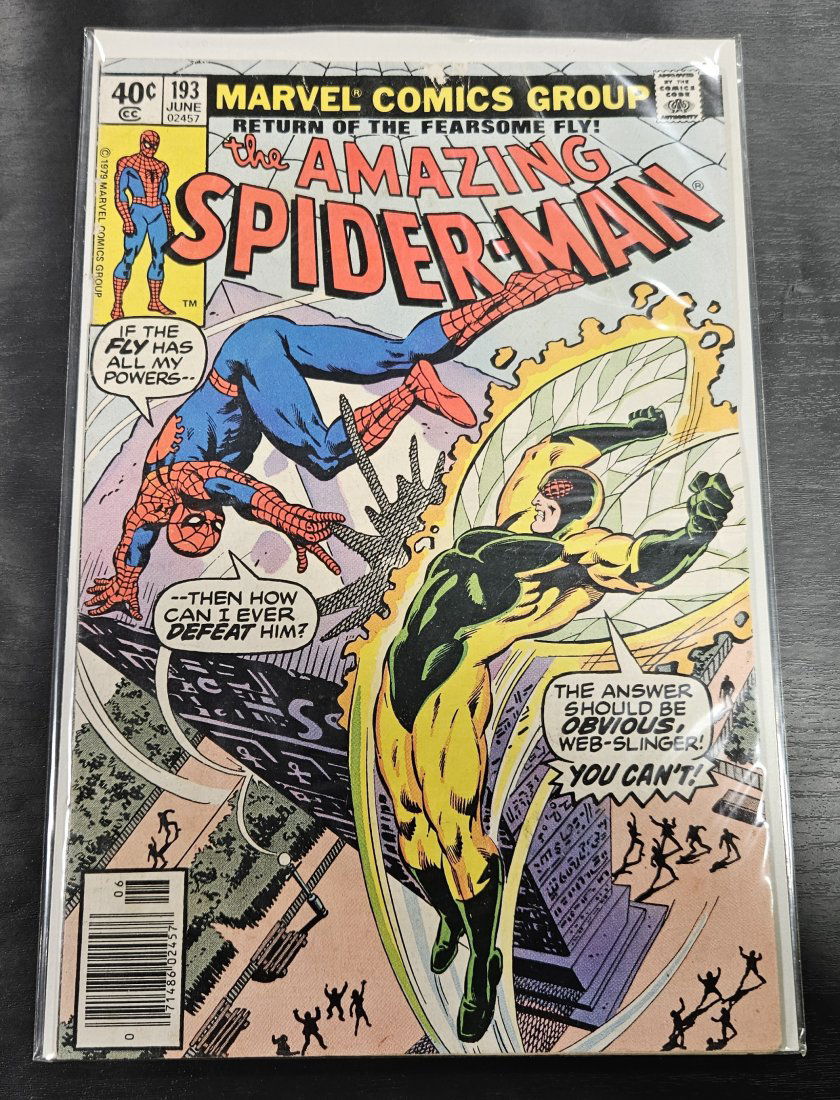 Amazing Spider-Man #193 ðŸ”¥Human Fly Appearance ðŸ”¥1979 Marvel Comics Bronze Age (1 of 1)