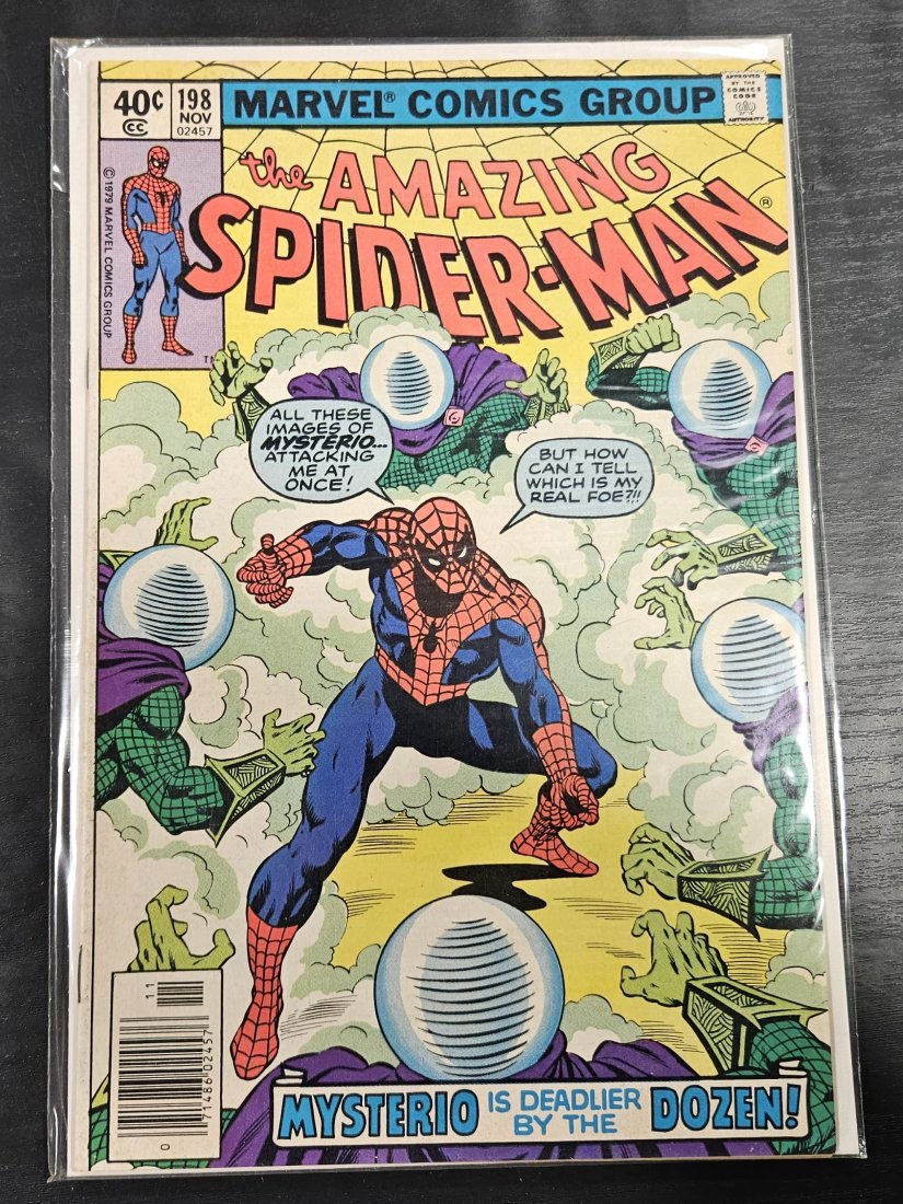 The Amazing Spider-Man 198 (Marvel Comics 1979) Bronze Age Mysterio Buscema art (1 of 1)