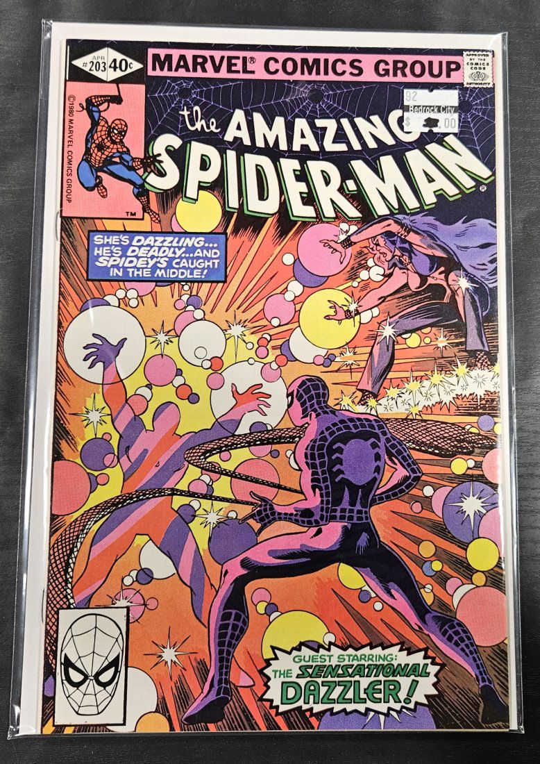 Amazing Spider-Man 203 Marvel Comics Dazzler app Direct Edition Bronze Age 1980 (1 of 1)