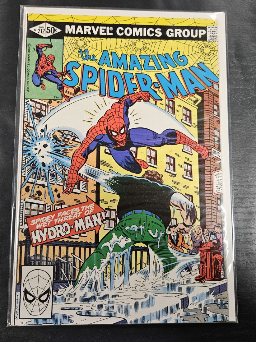 Marvel Comics Amazing Spiderman 212 Bronze Age Key Issue 1st Hydro Man (1 of 1)