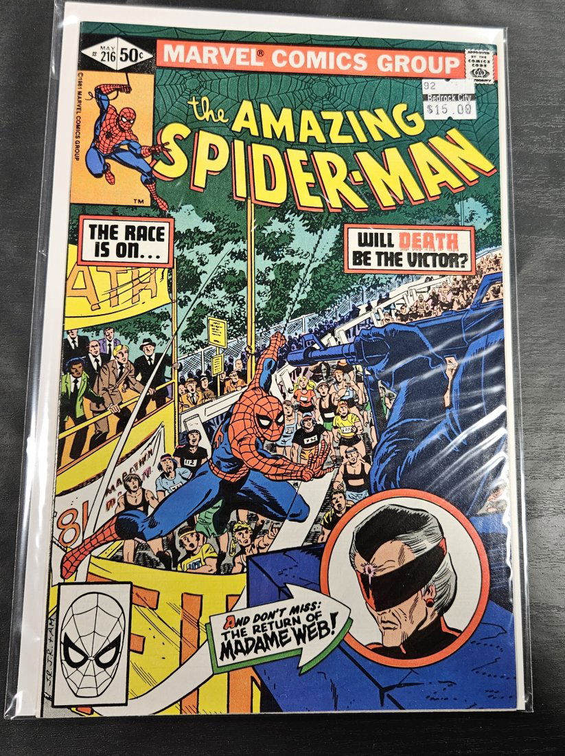 Amazing Spiderman 216 Bronze Age Key Issue 2nd Madame Web (1 of 1)