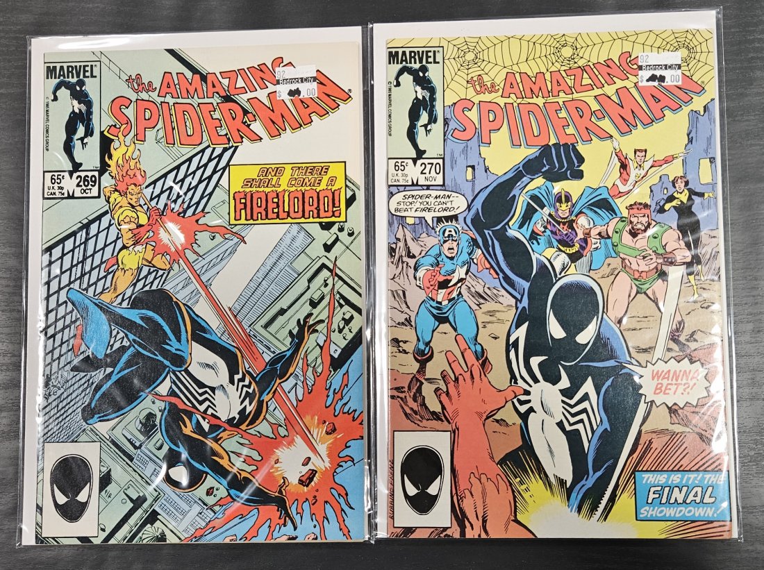 Amazing Spiderman 269-270: Amazing Spiderman 269-270The Amazing Spider-Man #269 (1985) Firelord AppearanceAmazing Spider-Man #270 - Ron Frenz and Joe Rubinstein Cover Art