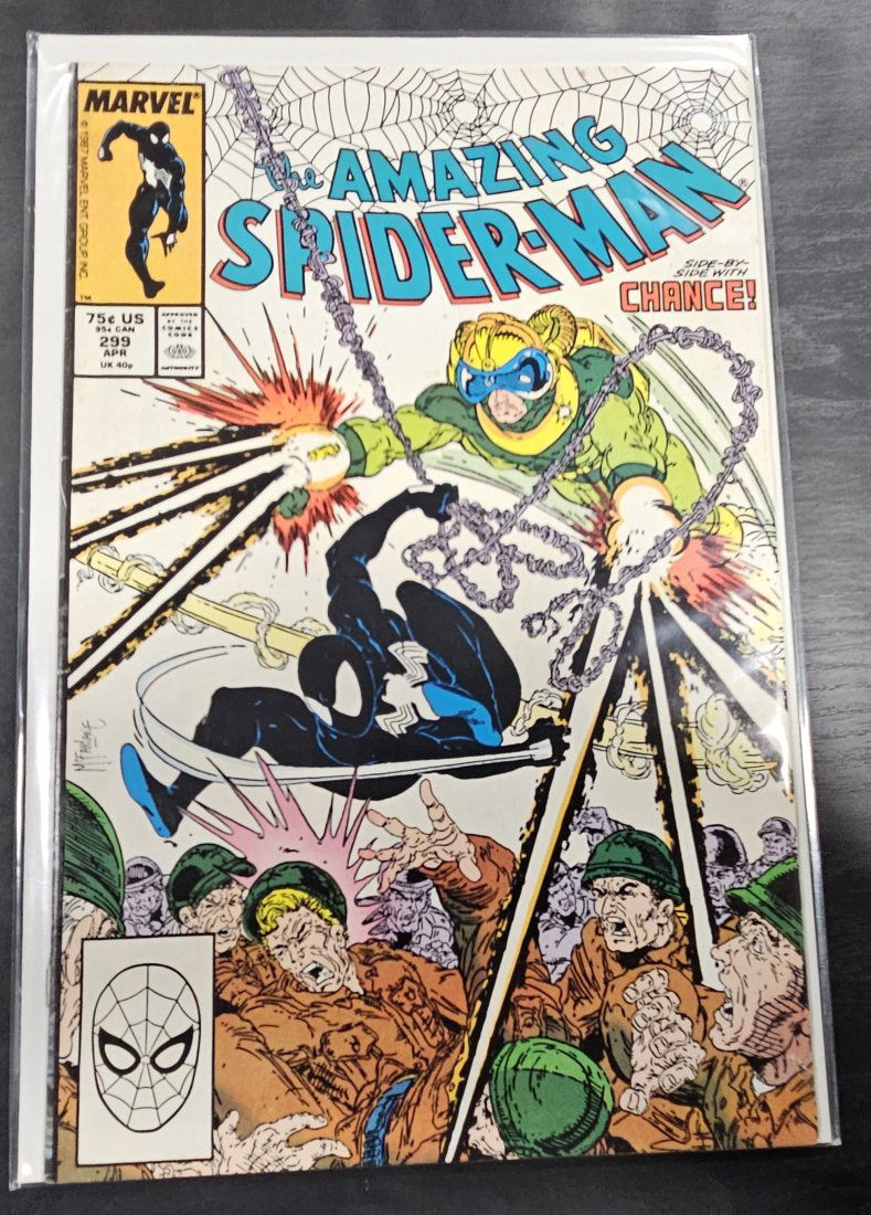 Amazing Spider-Man #299 Comic Book 1988 McFarlane 1st Venom Cameo Marvel!: Amazing Spider-Man #299 Comic Book 1988 McFarlane 1st Venom Cameo Marvel!