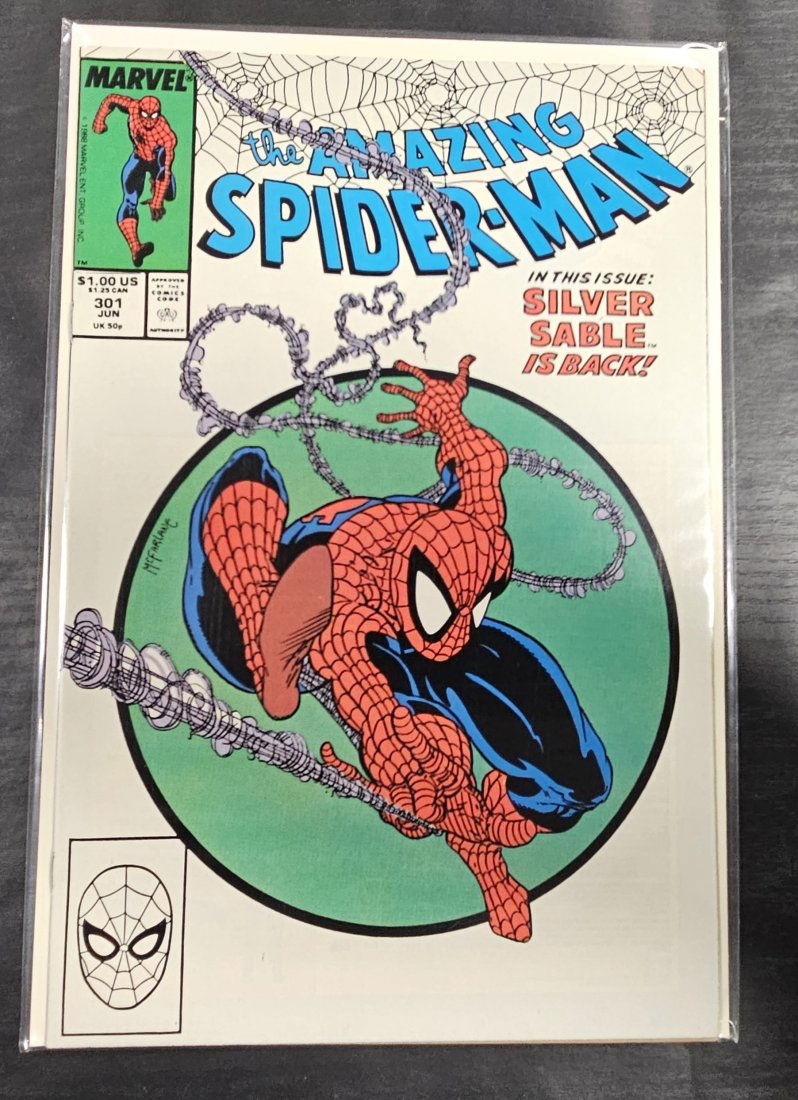 Amazing Spider-Man #301 Classic McFarlane Cover Marvel 1988: Amazing Spider-Man #301 Classic McFarlane Cover Marvel 1988