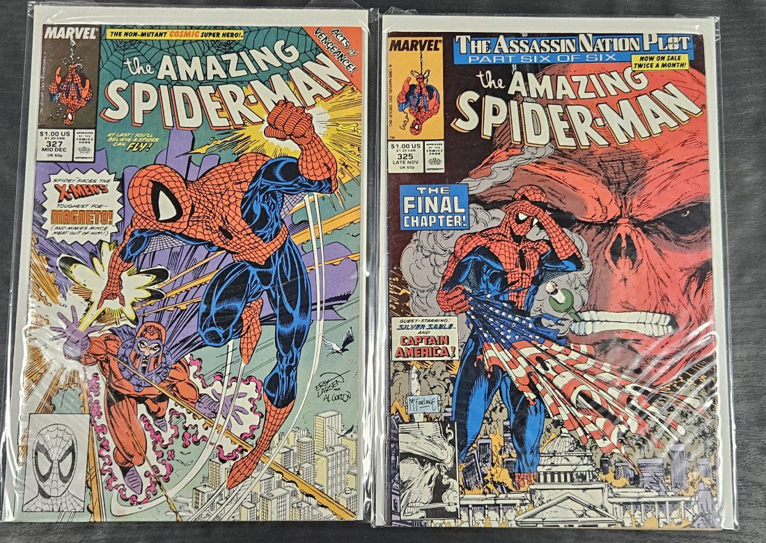 Amazing Spiderman 327,325  Captain America, Magneto (1 of 1)